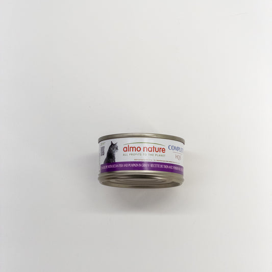 Almo Nature HQS Complete Tuna with Ocean Fish & Pumpkin in Gravy 70g