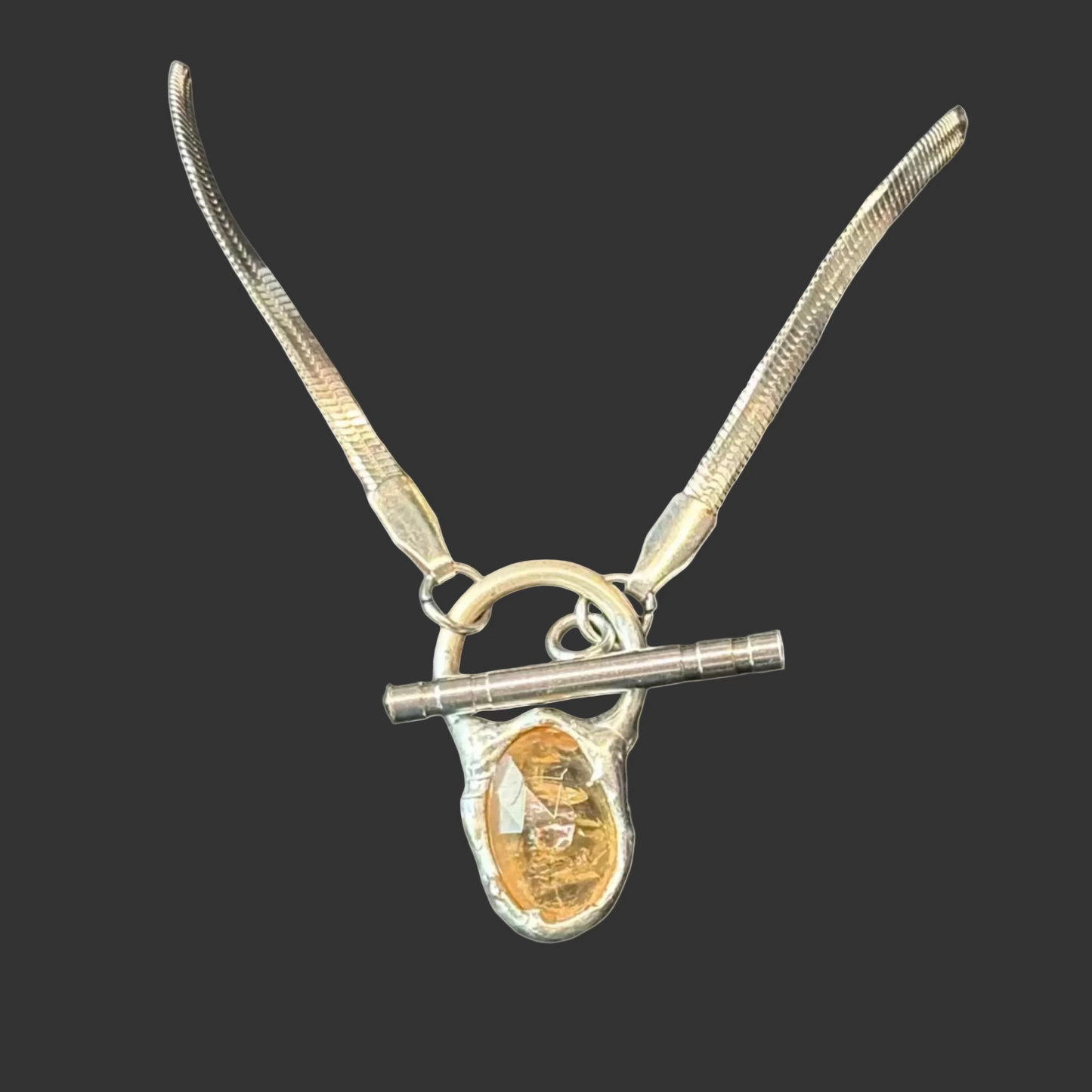 Citrine Dew Drop Necklace