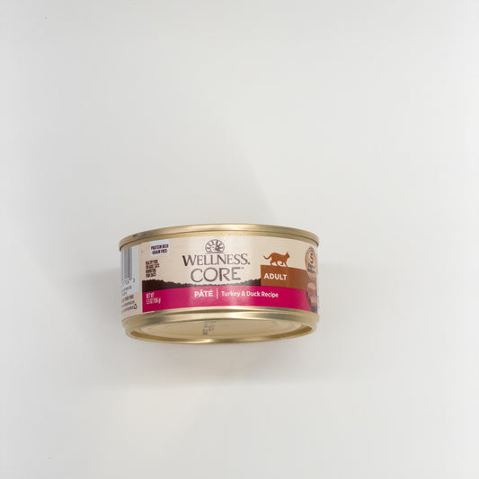 Wellness CORE Pâté Turkey & Duck Wet Cat Food 5.5 oz can