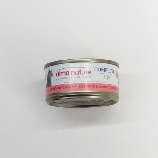 Almo Nature HQS Complete Salmon with Apples in Gravy 70g
