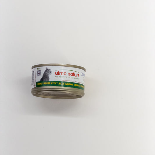 Almo Nature HQS Complete Chicken with Turkey in Gravy 70g