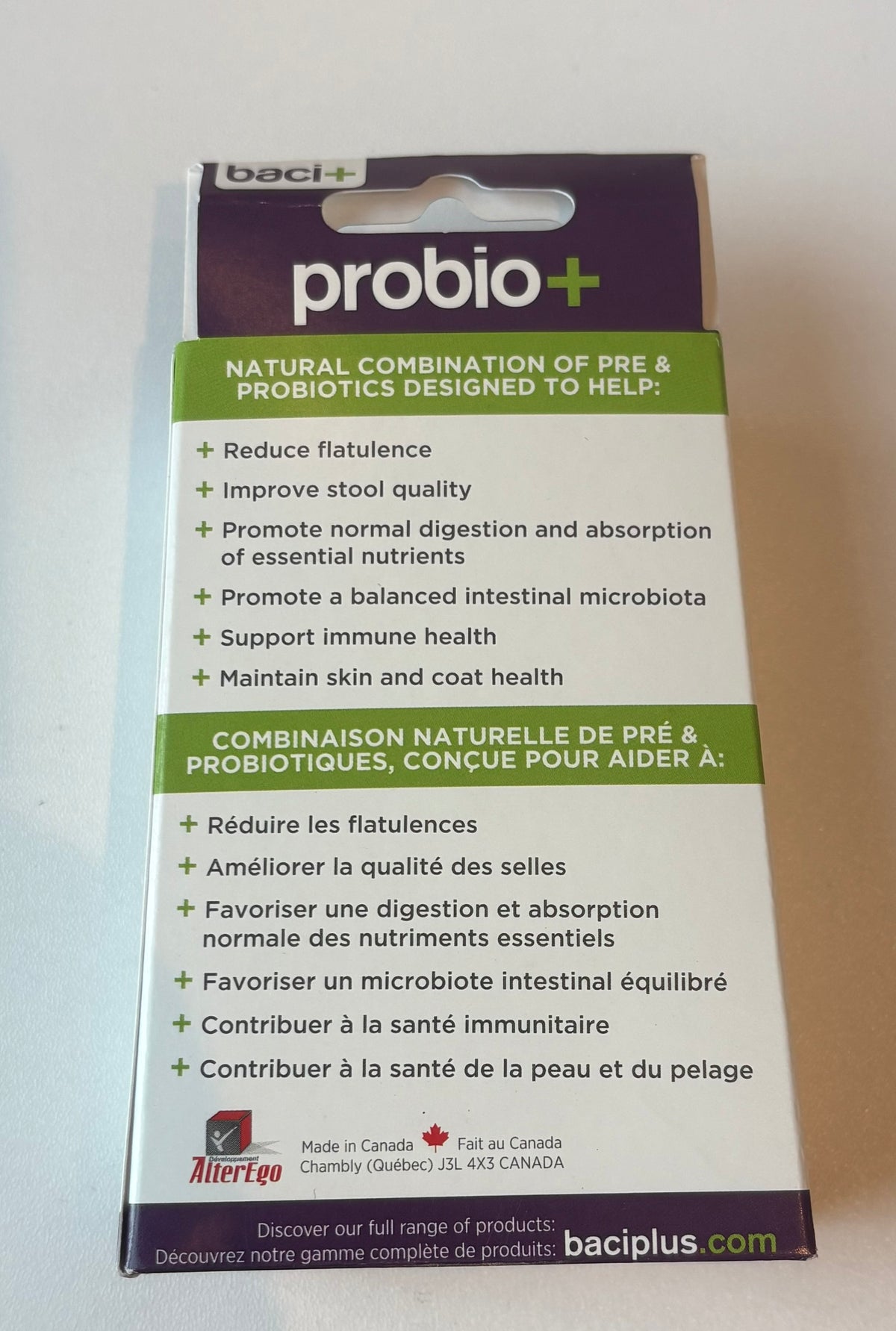 Baci+ Probio+ Prebiotic & Probiotic Cat Supplement - 14 x 1 g