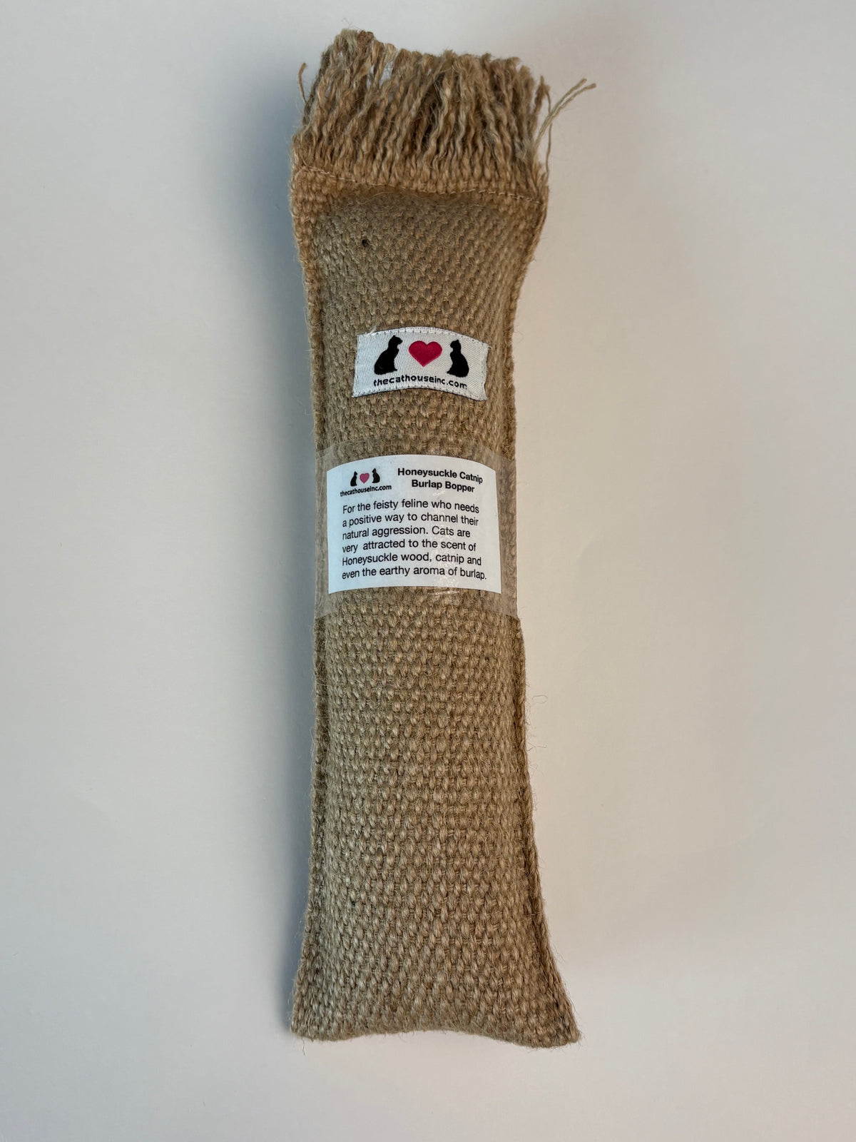 The Cat House Honeysuckle Catnip Burlap Bopper