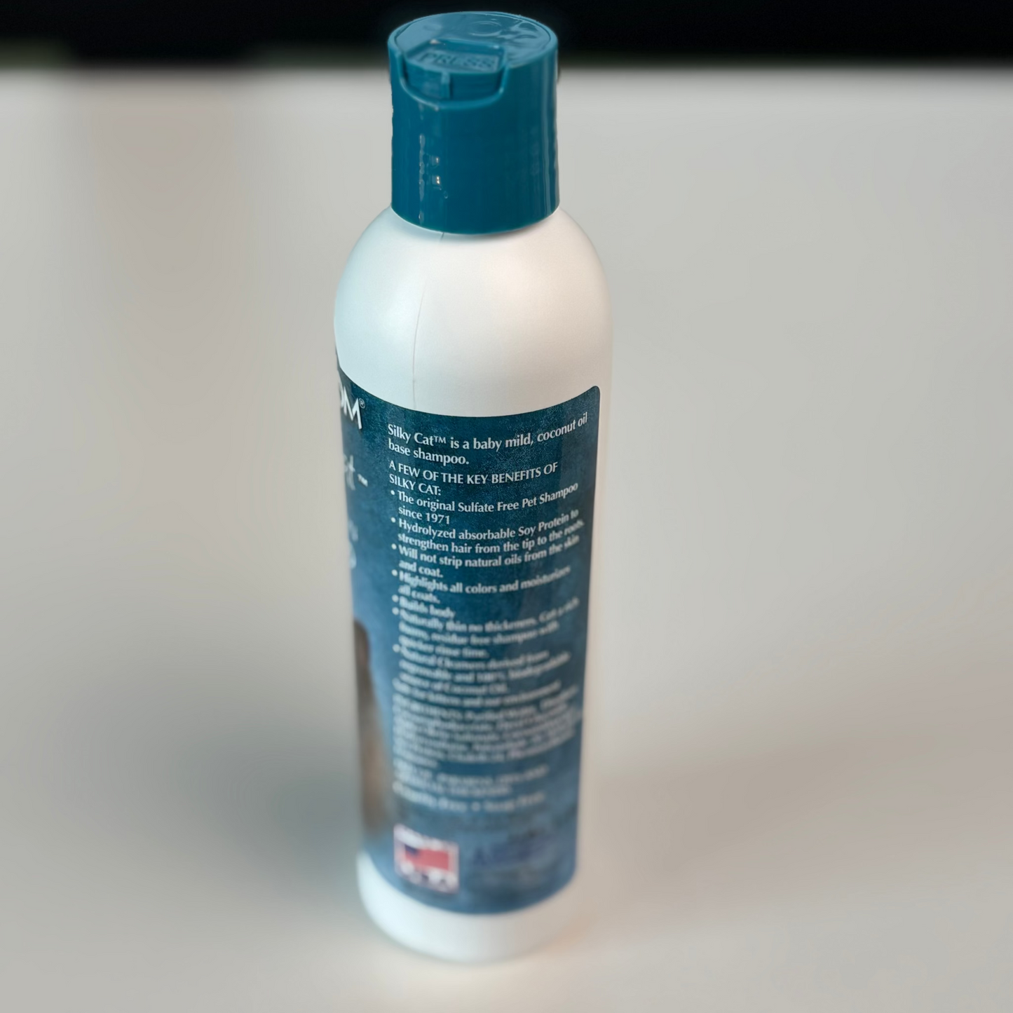 BIO-GROOM Silky Protein Lanolin Shampoo for Cats 8 oz