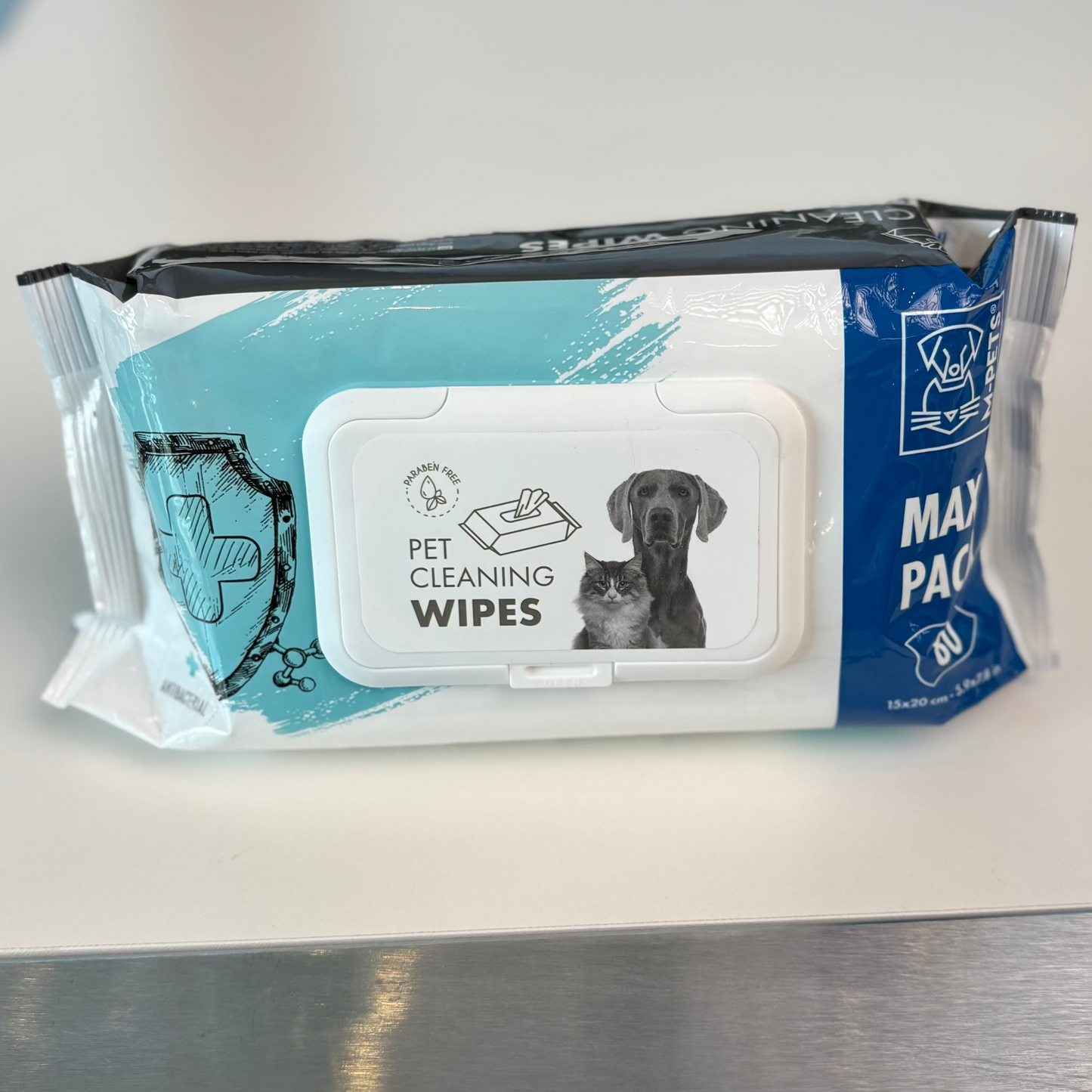 Maple Puppy Anti-Bacterial Pet Cleaning Wipes - 80-Pack