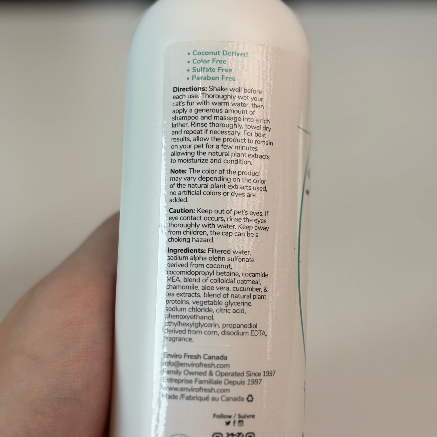 ENVIRO FRESH 4-in-1 Shampoo Lavender & Chamomile 380 ml