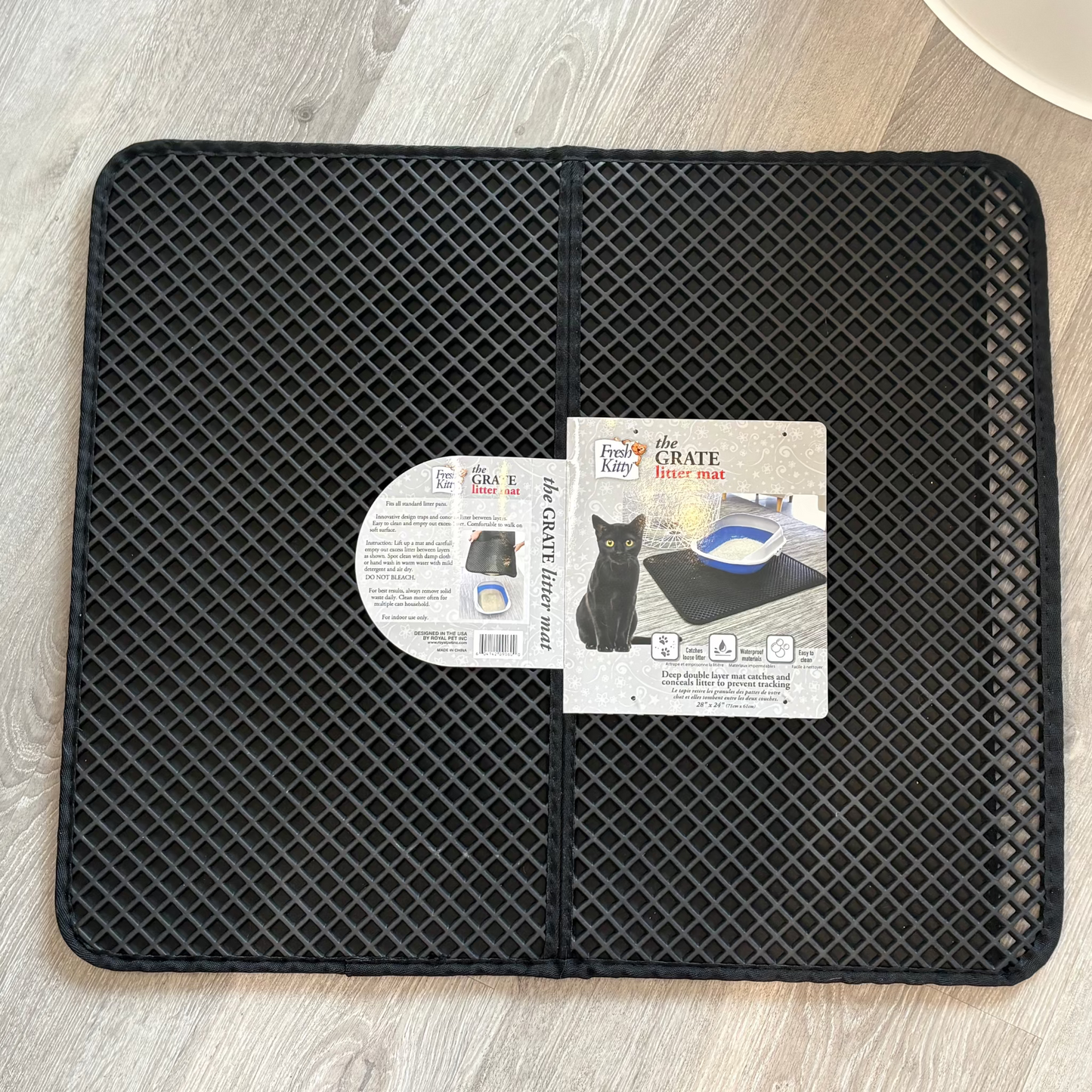 ROYAL PET The Grate Litter Mat Black 28×24"