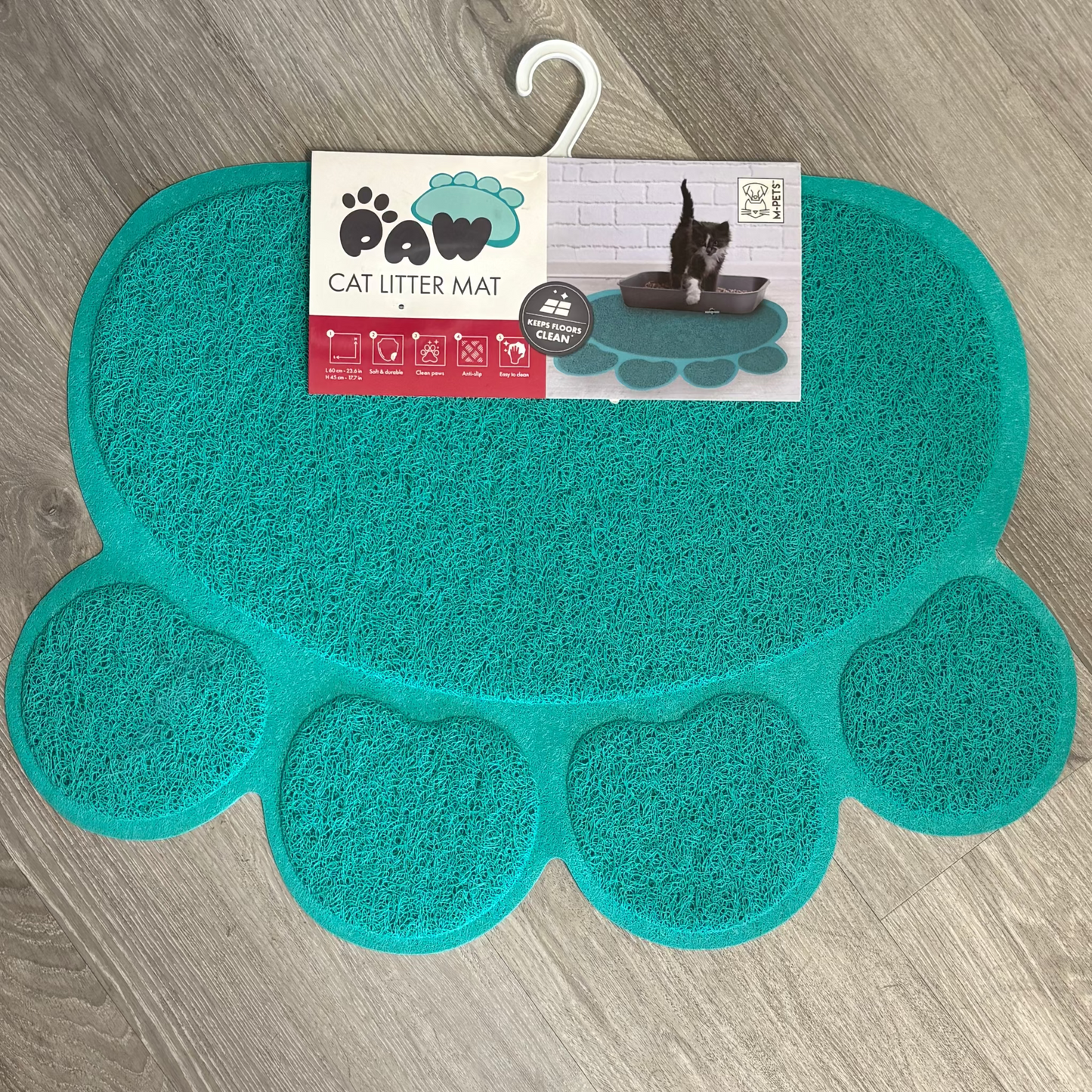 M-Pets Paw Cat Litter Mat