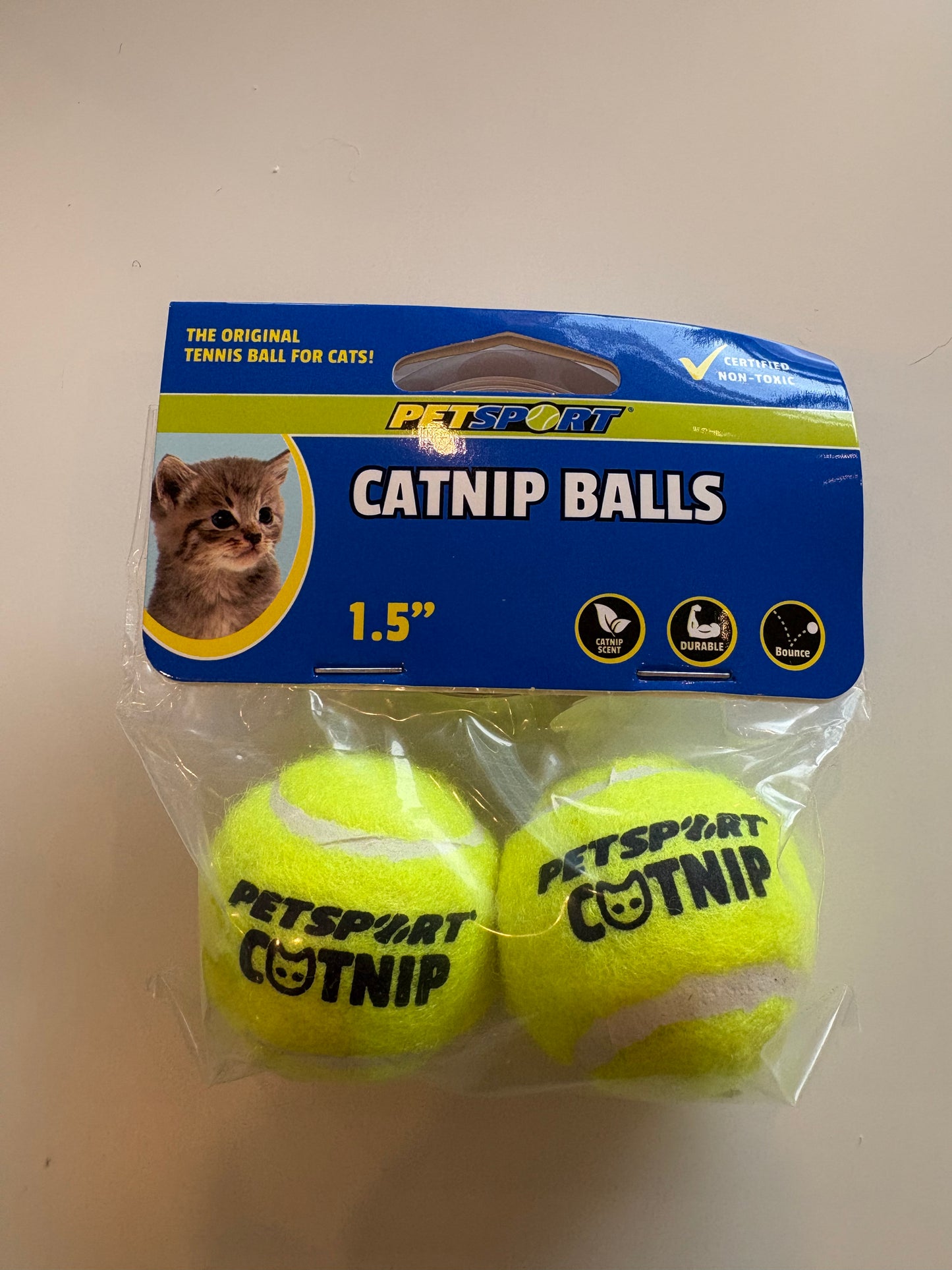 PetSport Catnip Tennis Balls