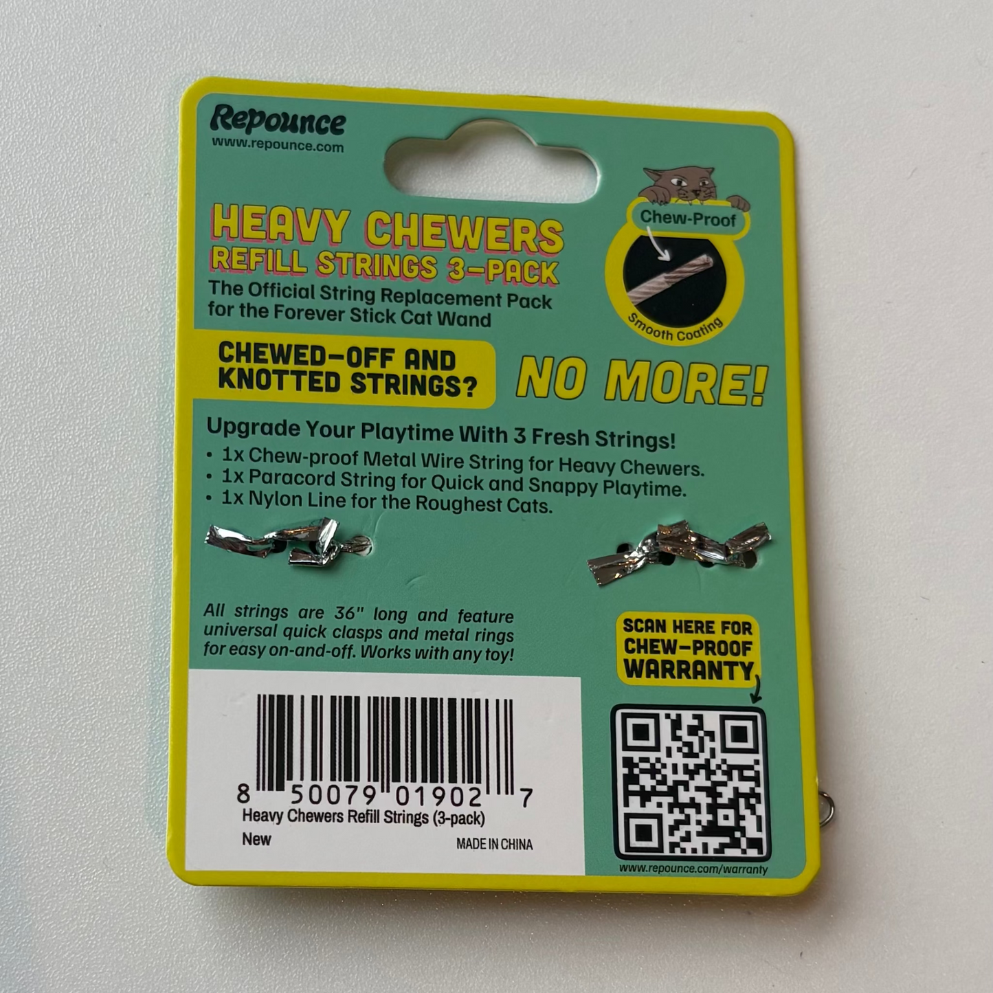 Heavy Chewers Pack: Replacement Strings for the Forever Stick