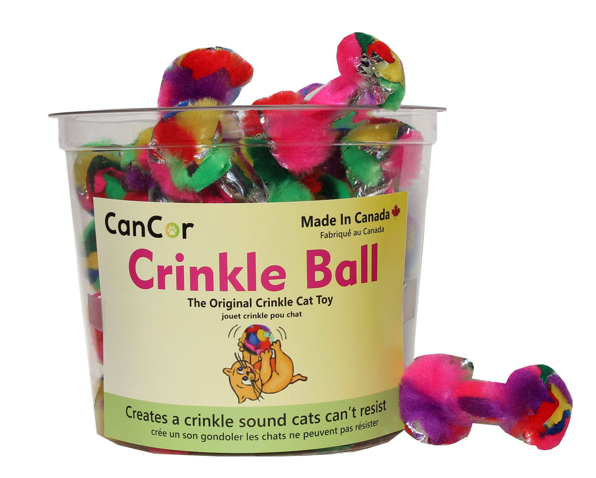 Crinkle Dumbbell Cat Toy with Catnip