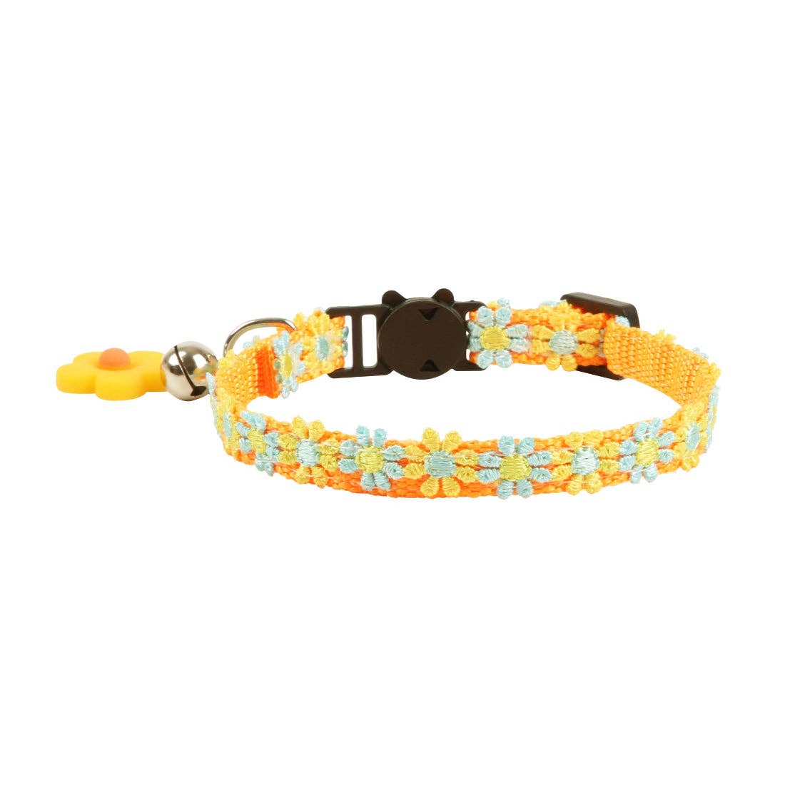 Mokka - Rainbow Daisy Pattern Cat Collar