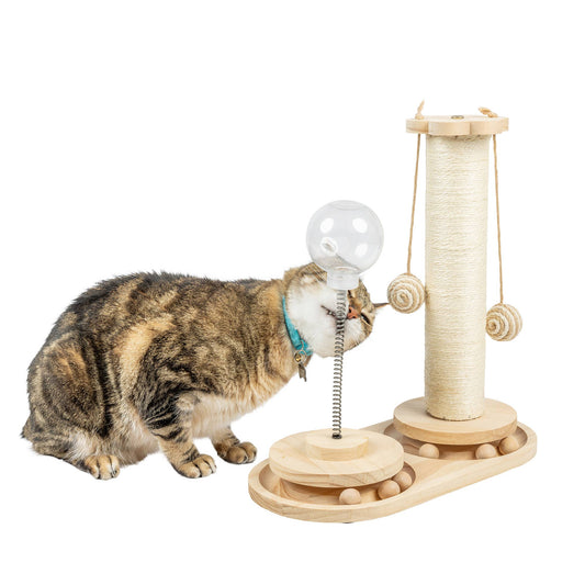 Interactive Scratch Post and Activity Center