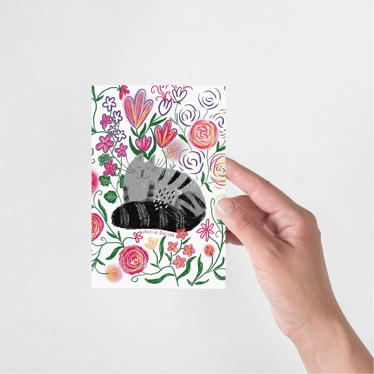 Feline Fantasy in Bloom — Dariia Dziuba