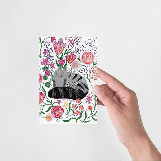 Feline Fantasy in Bloom — Dariia Dziuba