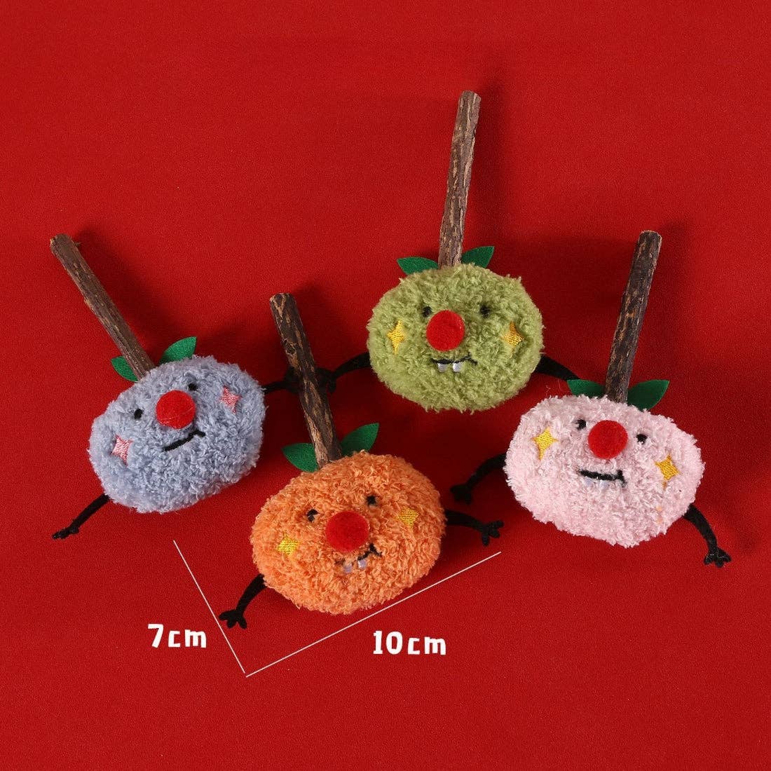 Moo - Cute Festive Face Cat Plush Toy