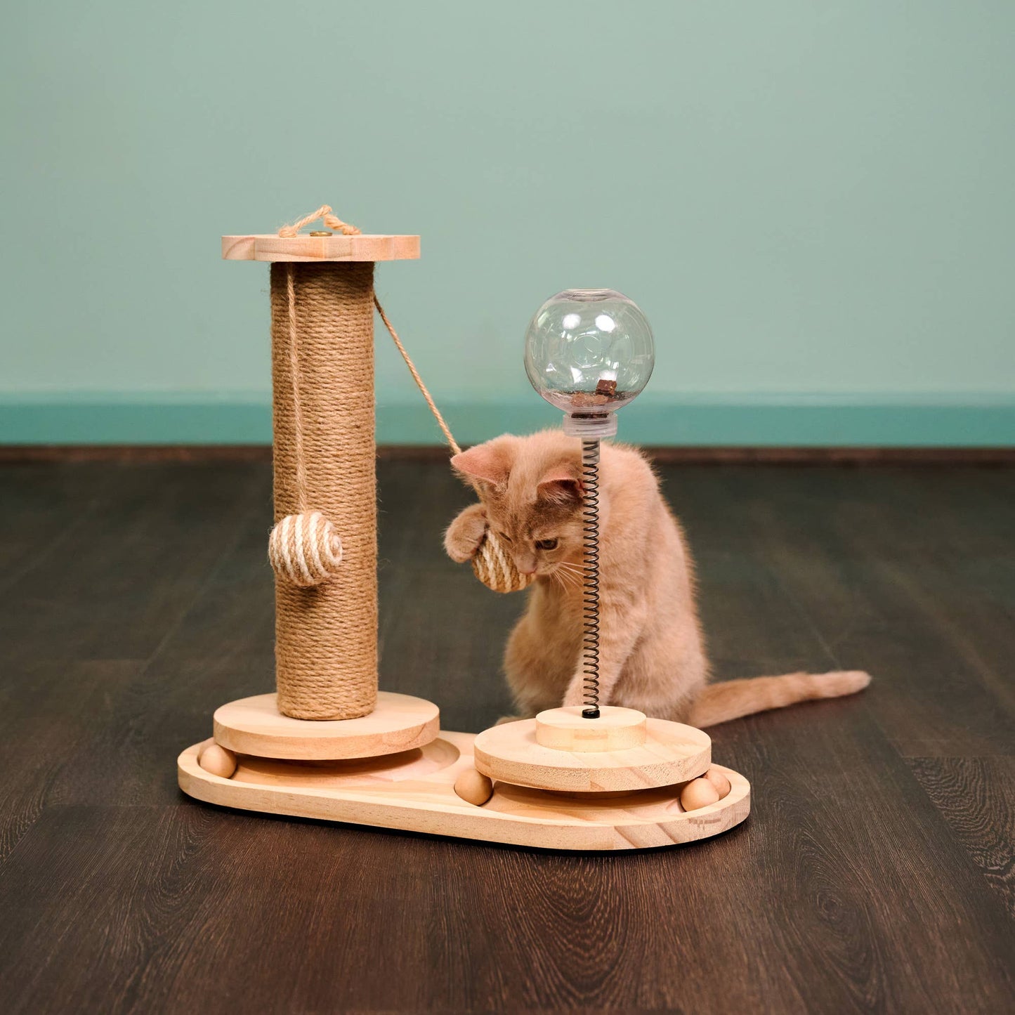 Interactive Scratch Post and Activity Center