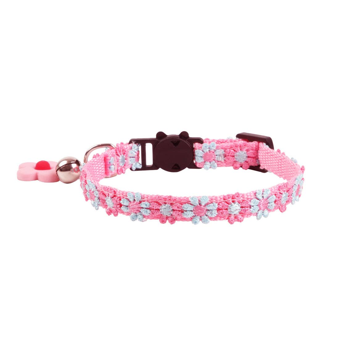 Mokka - Rainbow Daisy Pattern Cat Collar