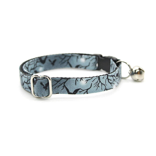 Witching Hour Gray Bat Collar Made By Cleo