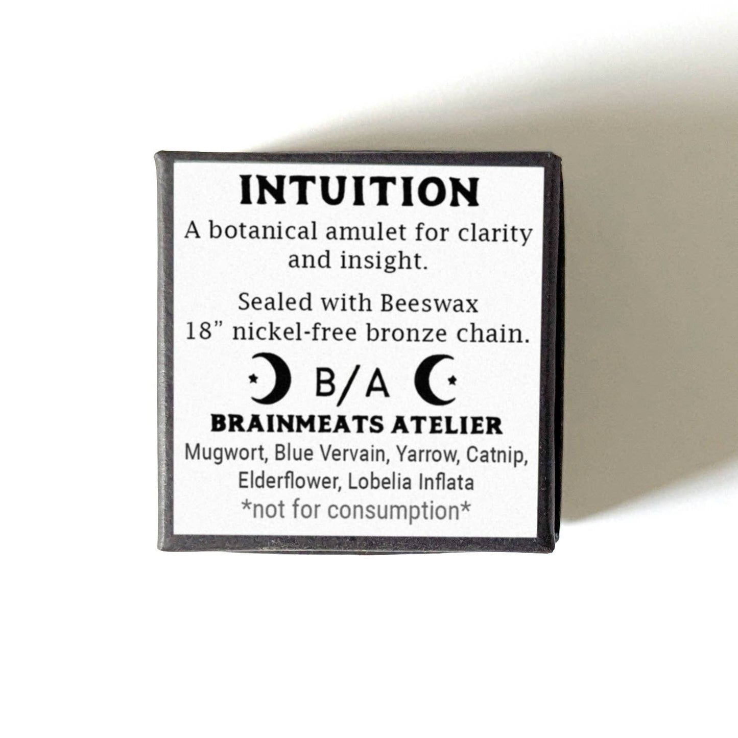 Intuition Amulet - Insight & Clarity Talisman Necklace with Owl
