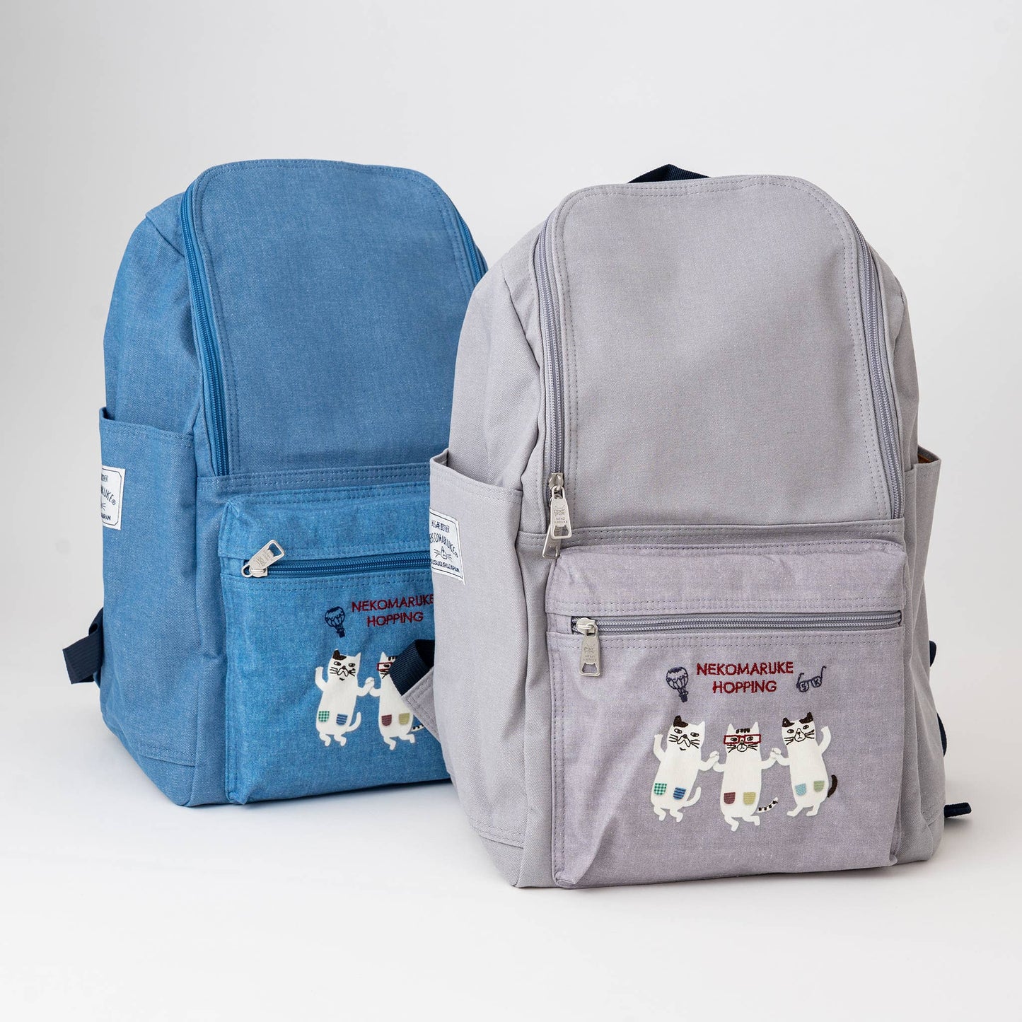 Kusuguru Nekomaruke Embroidered Backpack