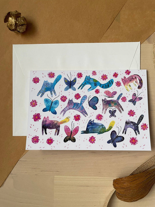 Cats and Butterflies — Dariia Dziuba