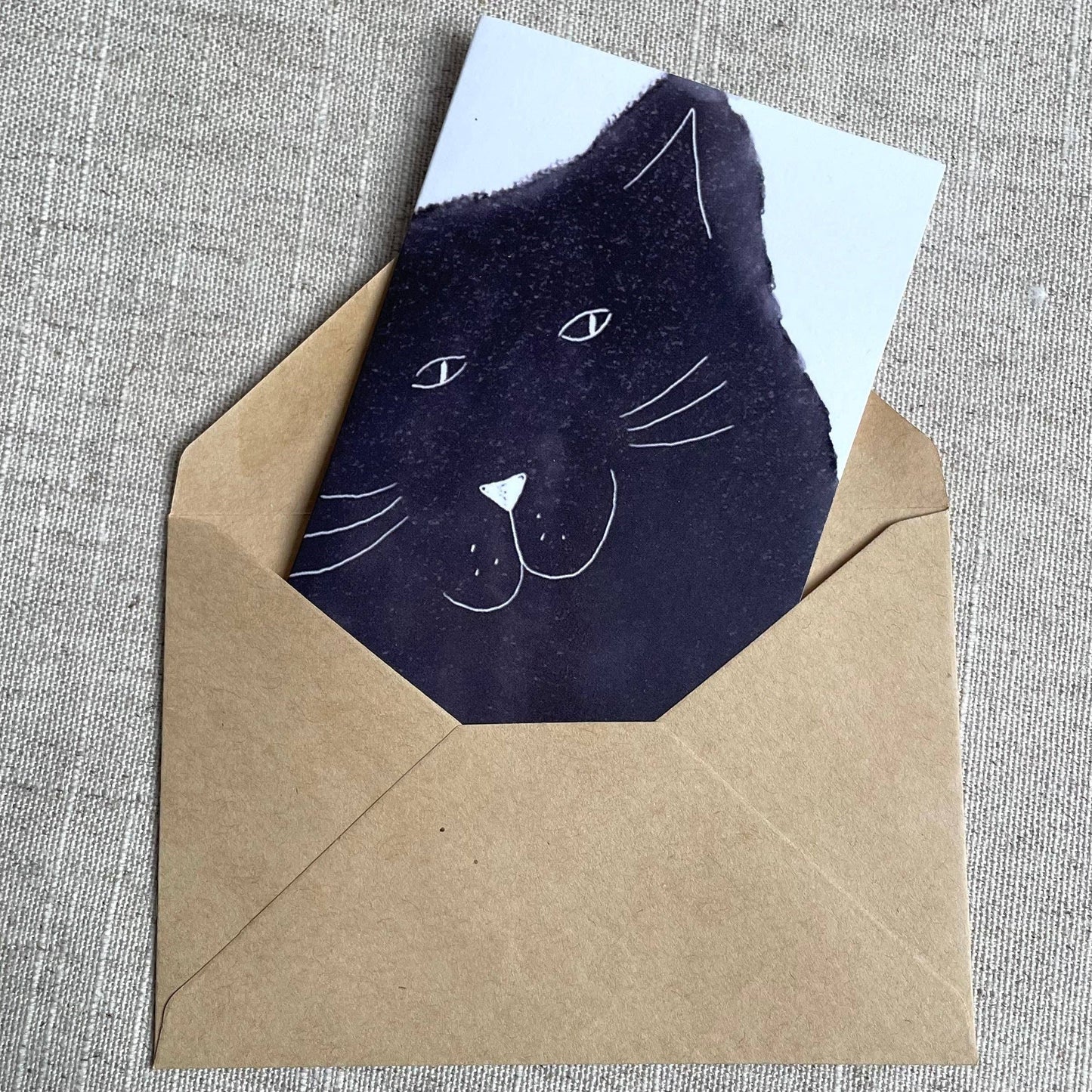 Black Cat — Dariia Dziuba Mini Card