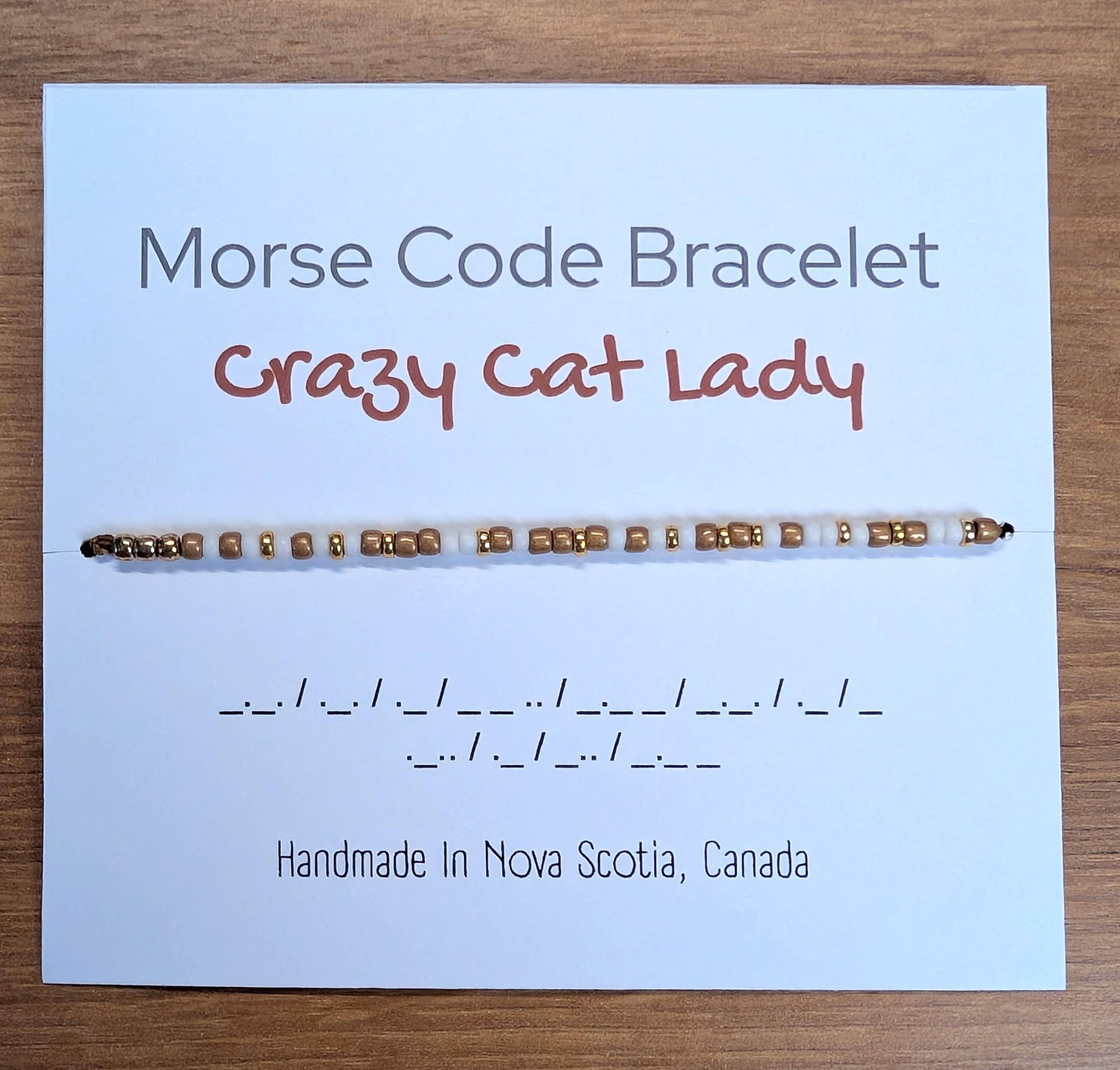 Morse Code Bracelet – Adjustable