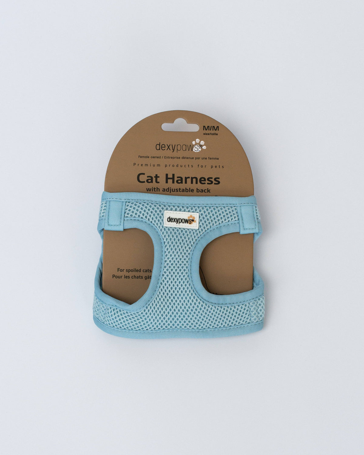 Dexypaws Sky Blue Step-In Cat Harness