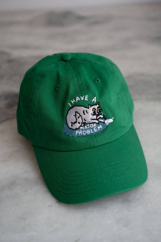 Major Problem Front & Back Embroidered Dad Cap