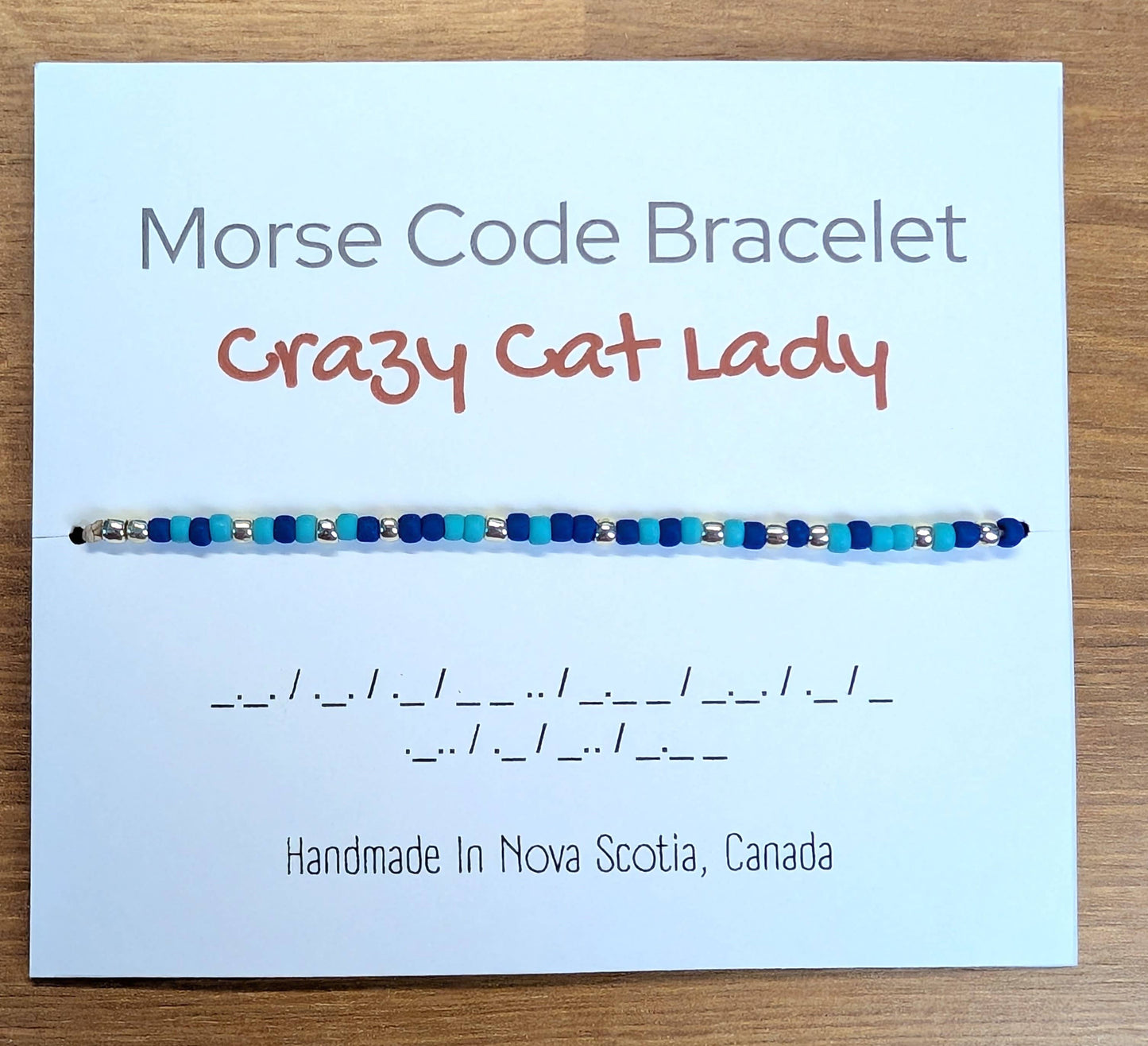 Morse Code Bracelet – Adjustable