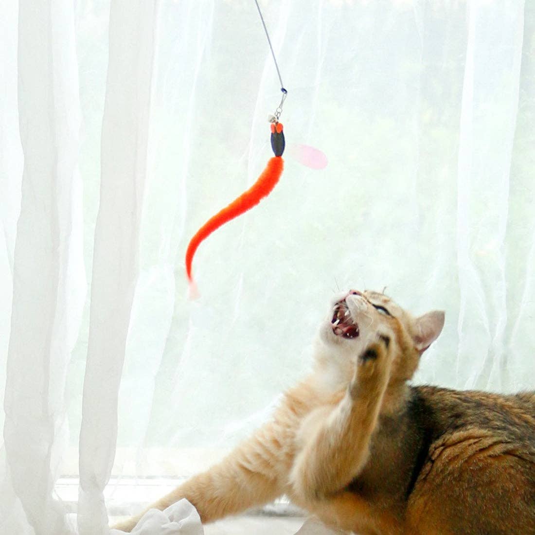 Moo - Dragonfly Teaser Cat Wand Toy