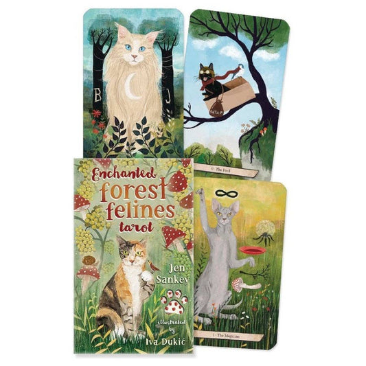 Enchanted Forest Felines Tarot Cards