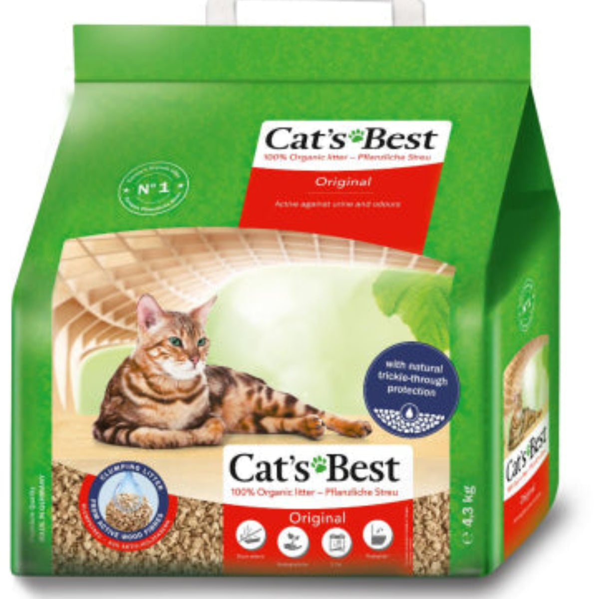 Cat's Best Original Organic Cat Litter 4.3 kg