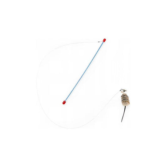 Go Cat Cat Catcher Teaser Wand with Mouse Cat Toy
