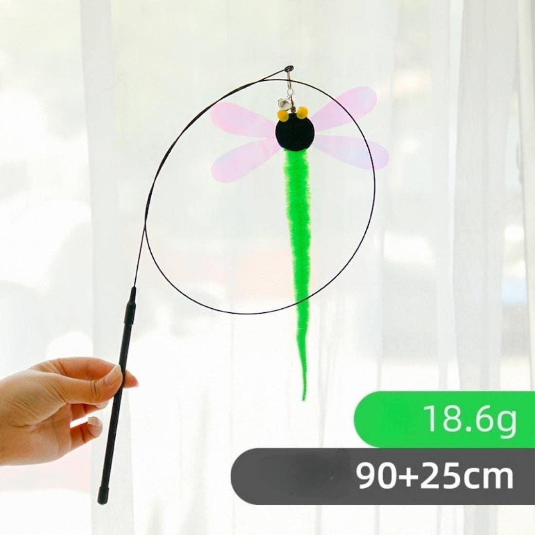 Moo - Dragonfly Teaser Cat Wand Toy