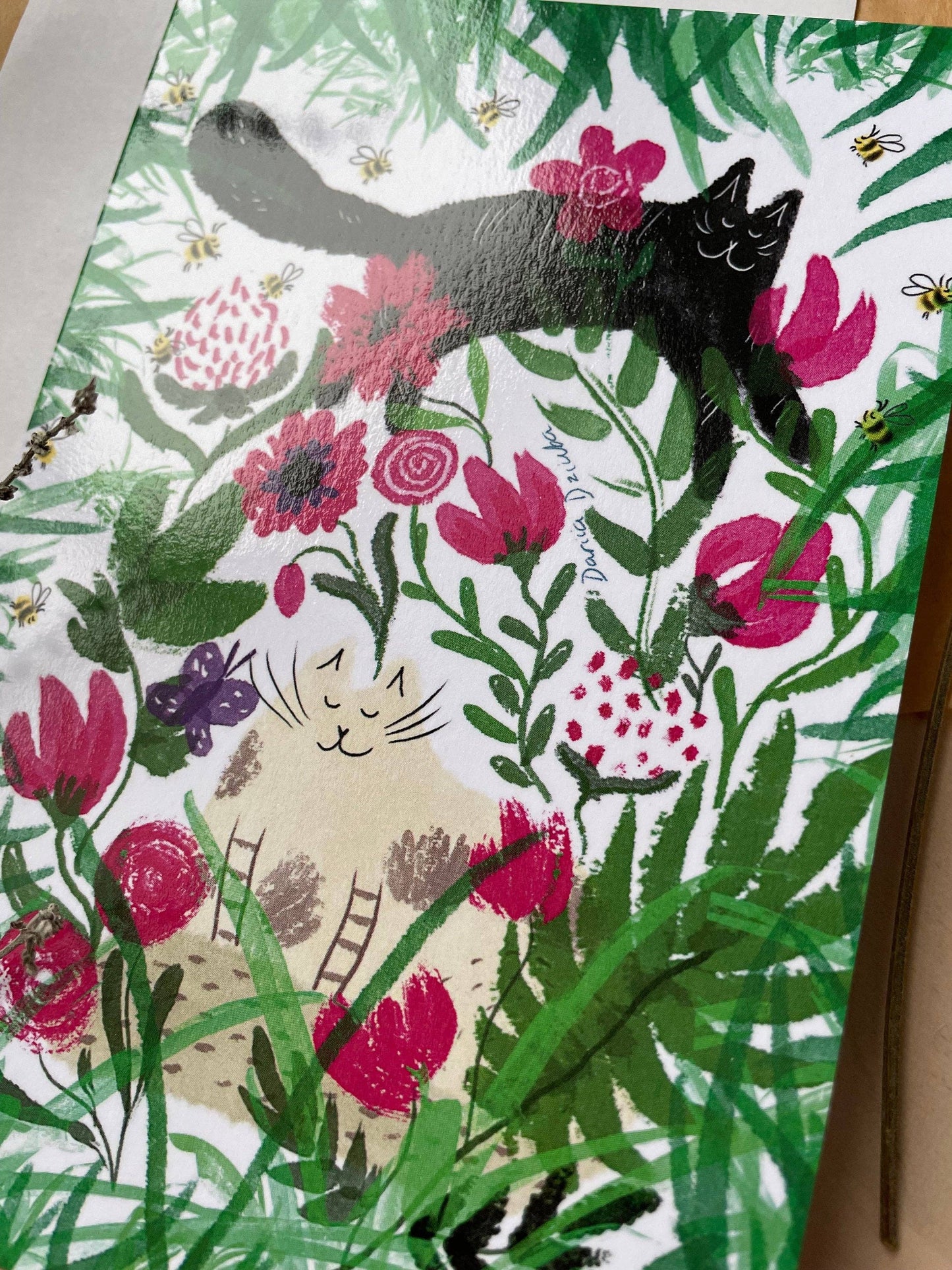Cats and Bees and Flowers — Dariia Dziuba
