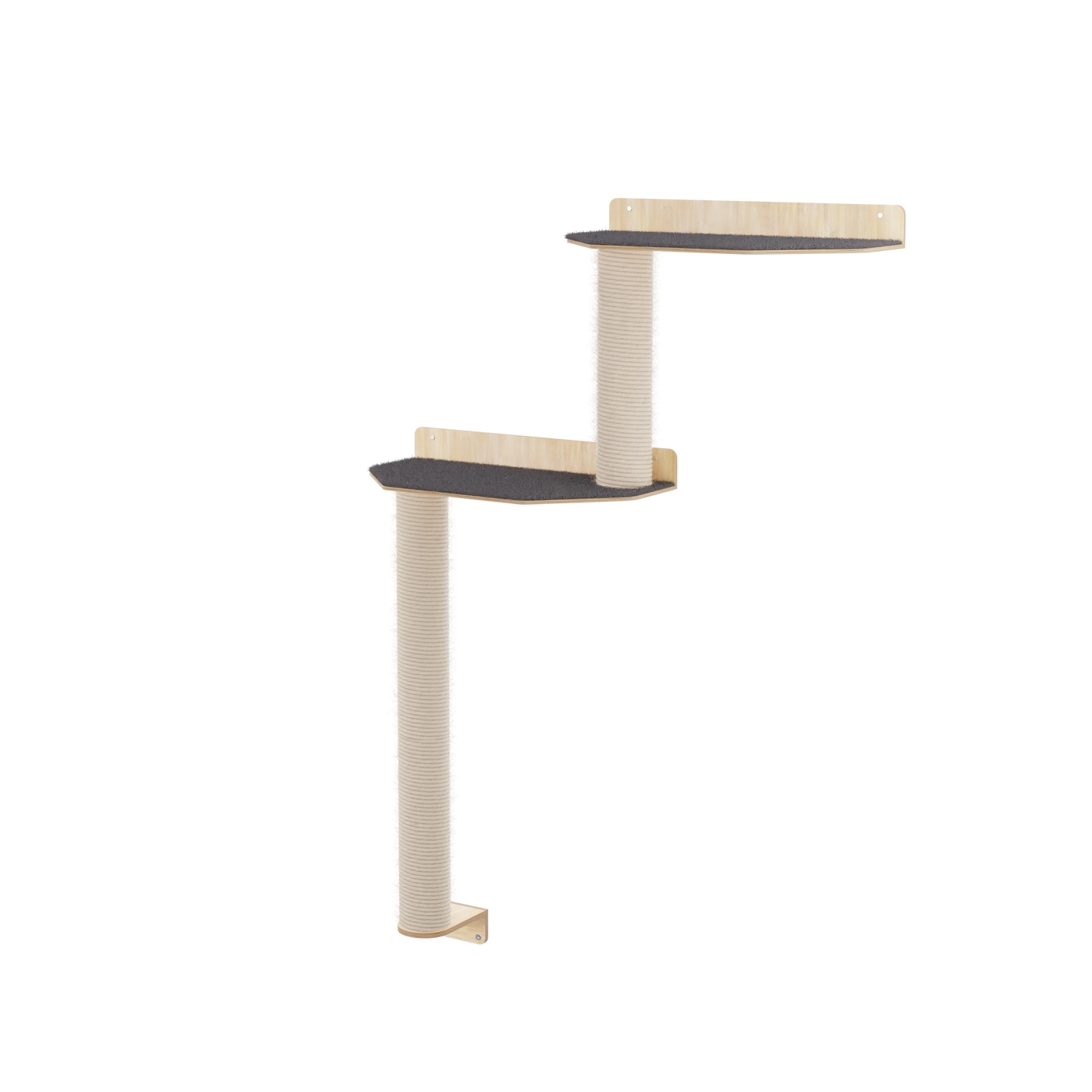 The Parkour Wall-Mounted Cat Climber | The Mural Collection