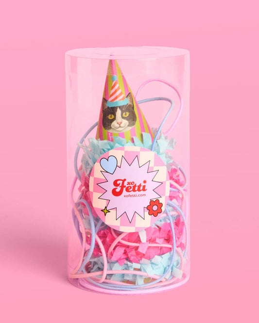 Cat Mini Party Hats | cat party, kids birthday, kitty