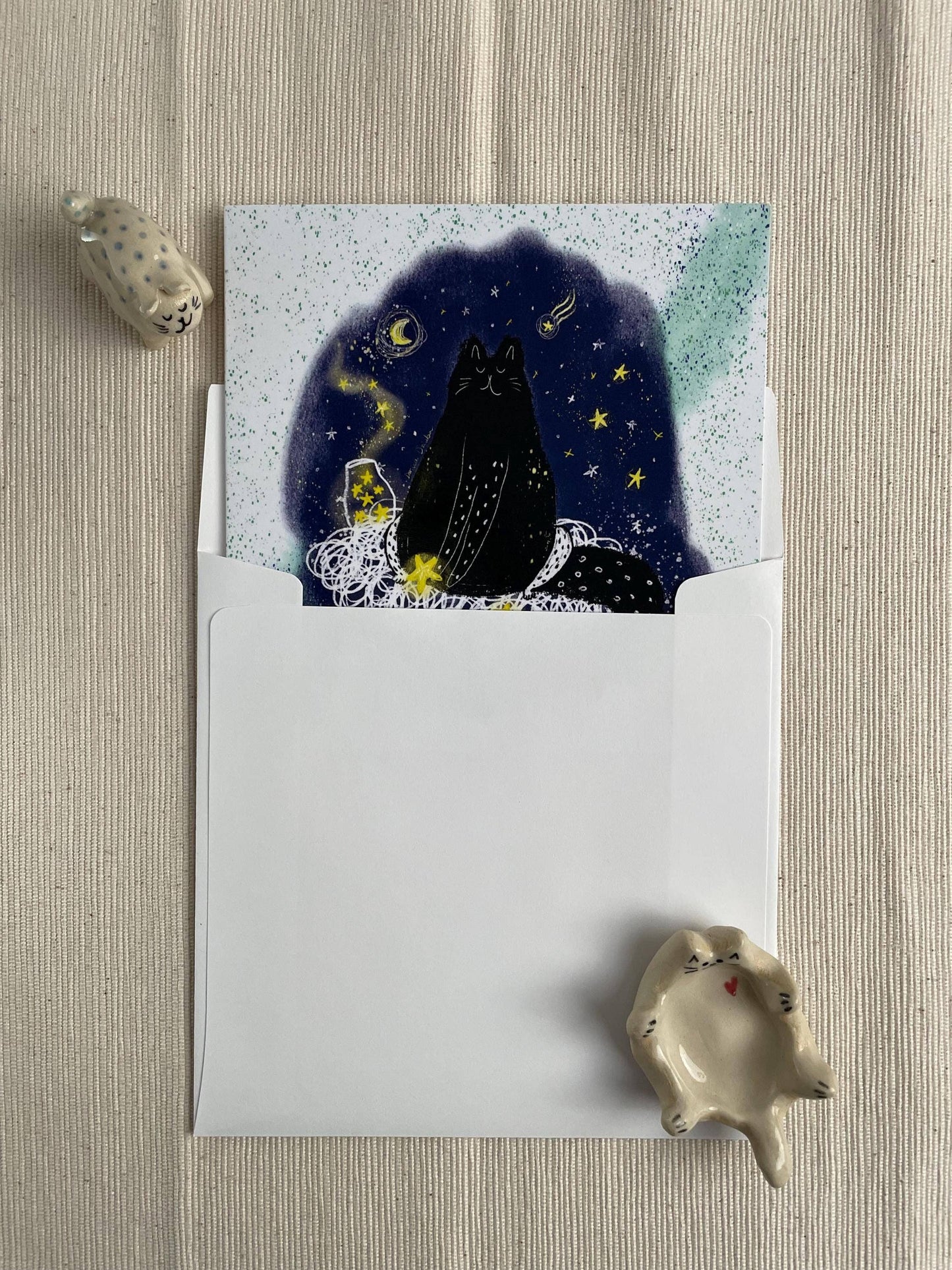 Black Cat in the Stars — Dariia Dziuba
