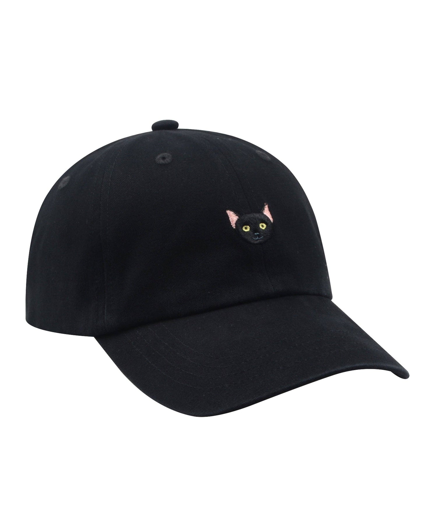 Black Cat Baseball Cap | Cotton Hat for Cat Lovers | HatPhile