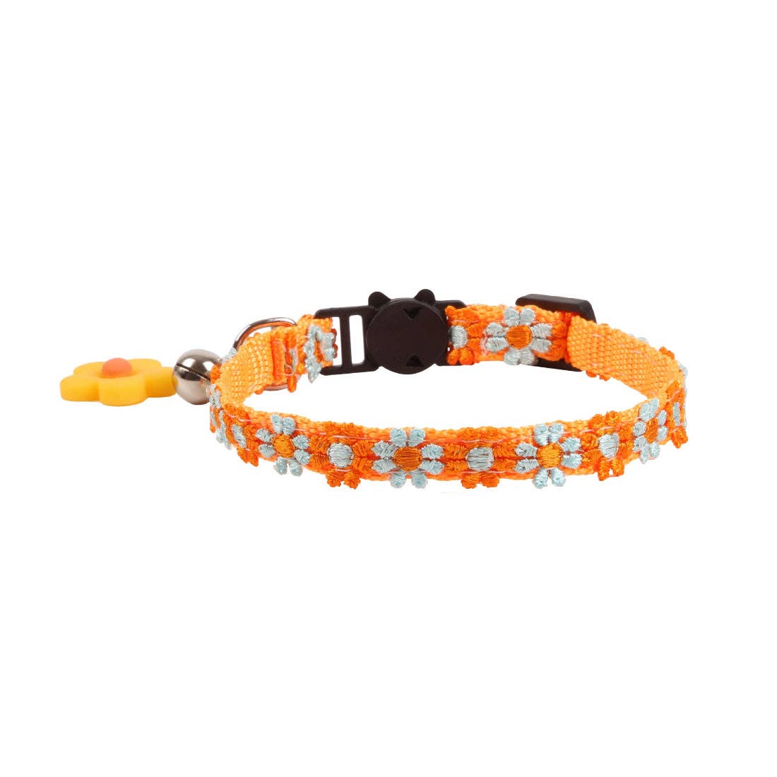 Mokka - Rainbow Daisy Pattern Cat Collar