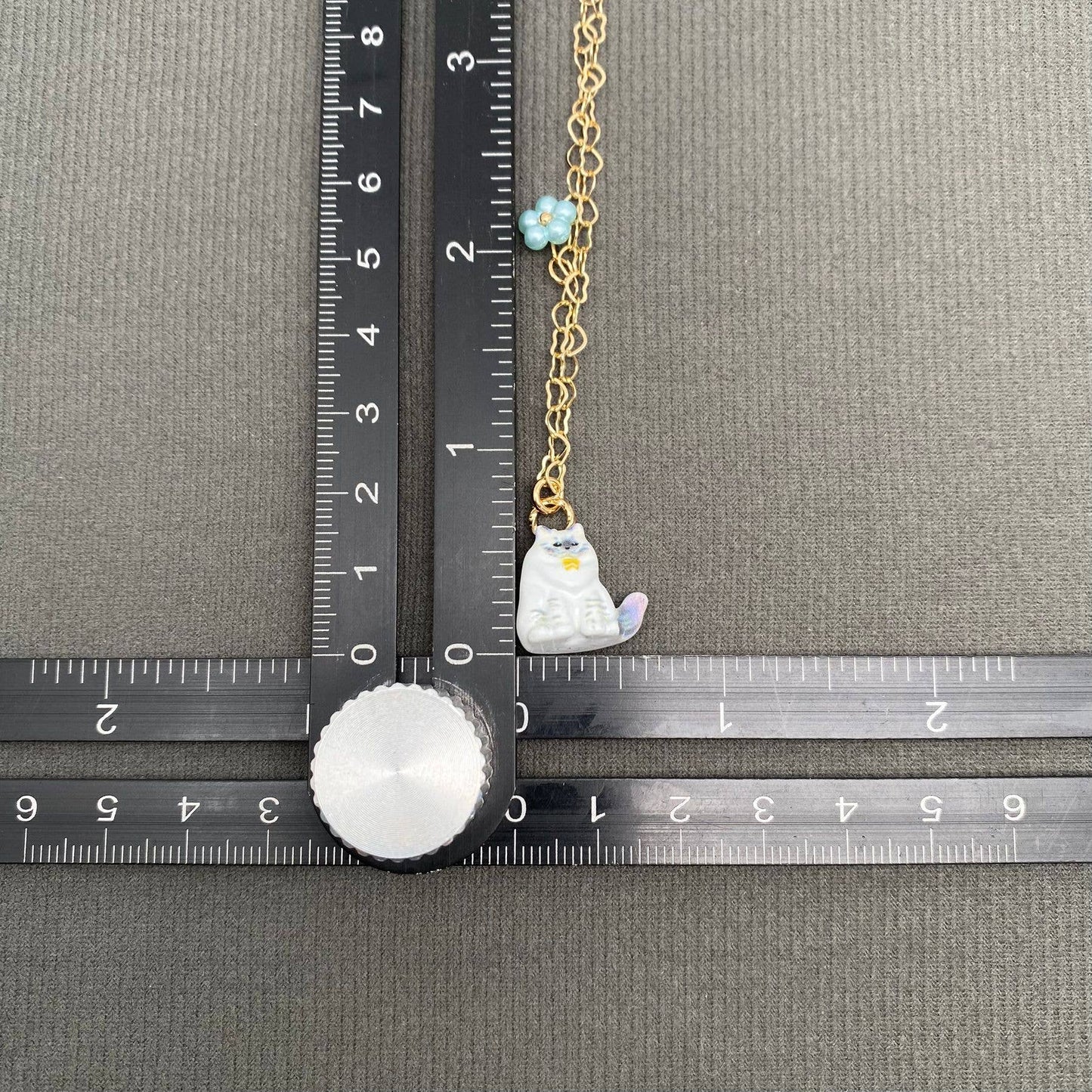 Multiple Styles Enamel Cat Charm Necklace - YK