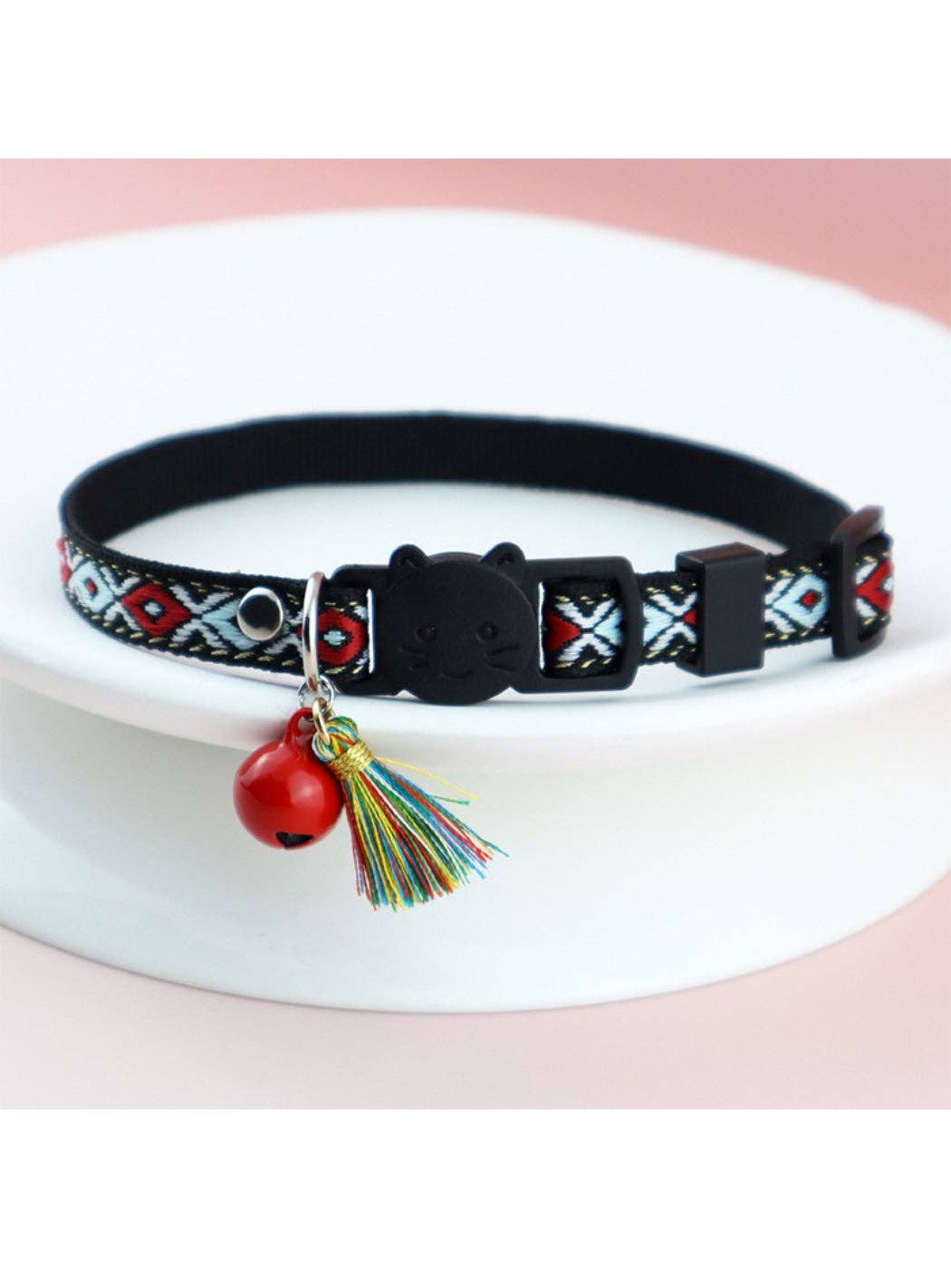 Mokka - Boho Pattern Breakaway Adjustable Cat Collar