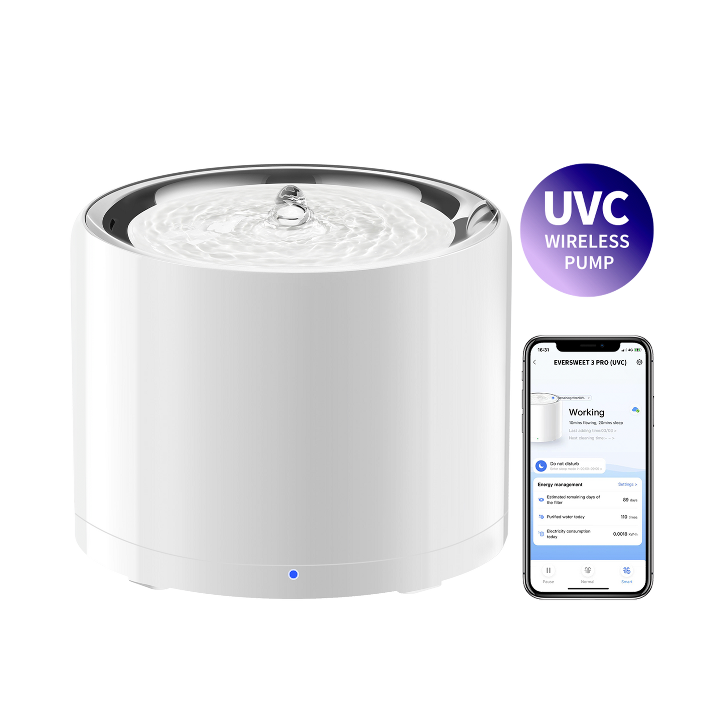 Eversweet 3 Pro (Wireless Pump/UVC)