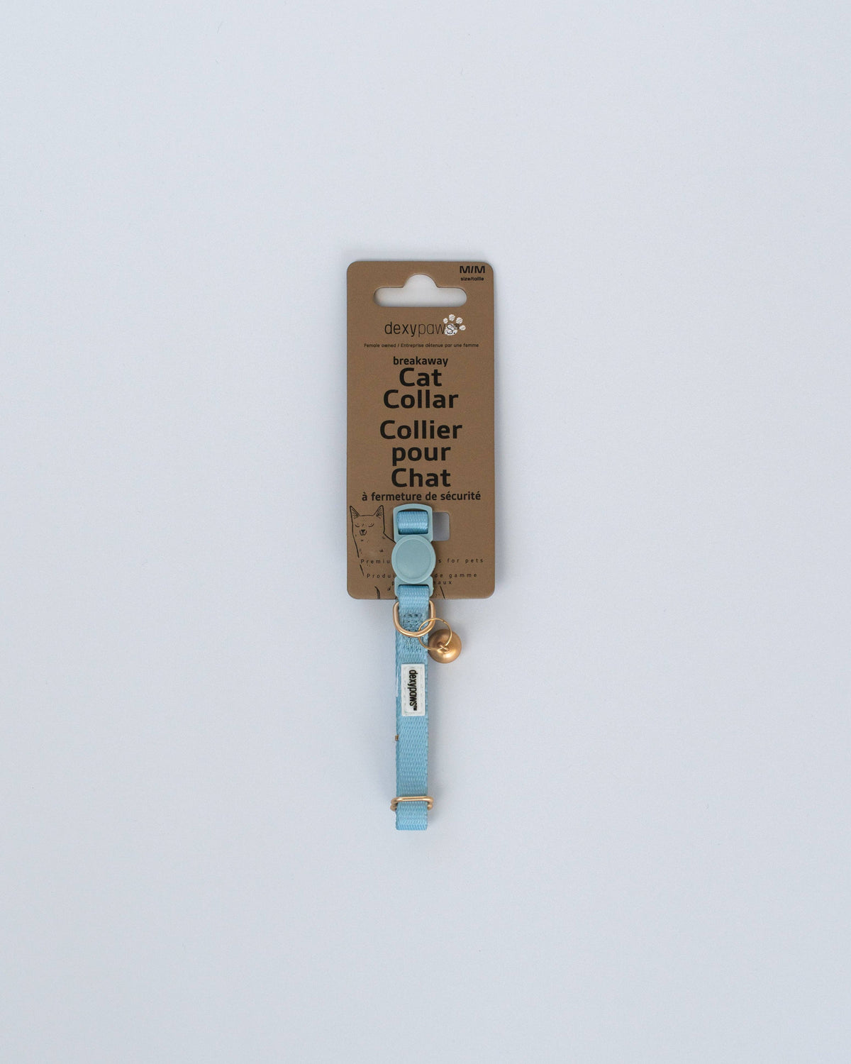 Dexypaws Sky Blue Breakaway Cat Collar