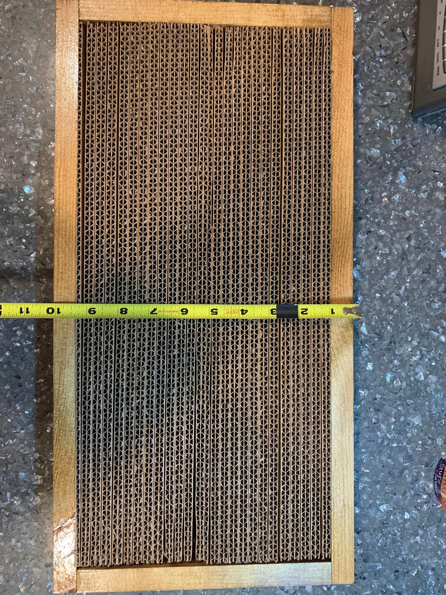 Wide Handmade Wooden Cat Scratch Board | Cat Scratcher Guy