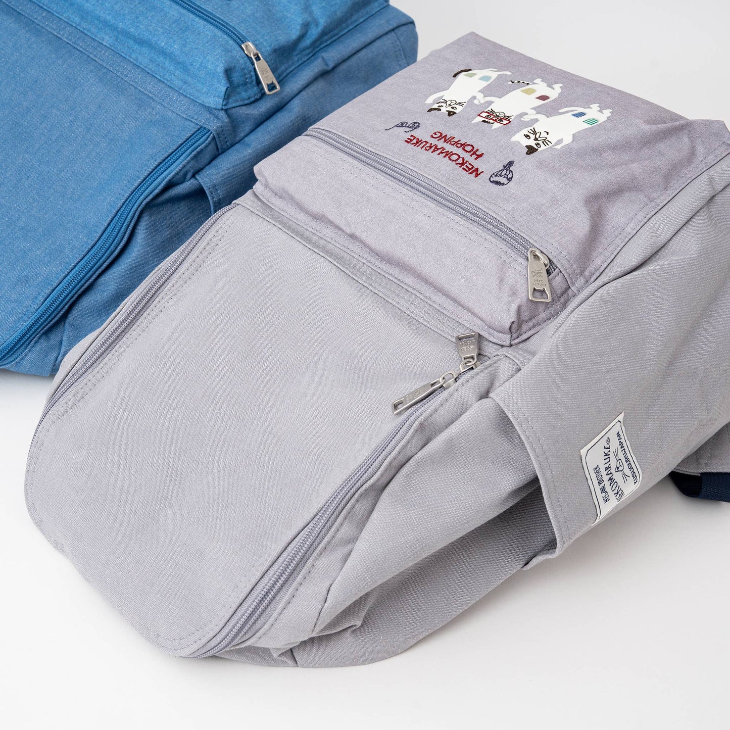 Kusuguru Nekomaruke Embroidered Backpack