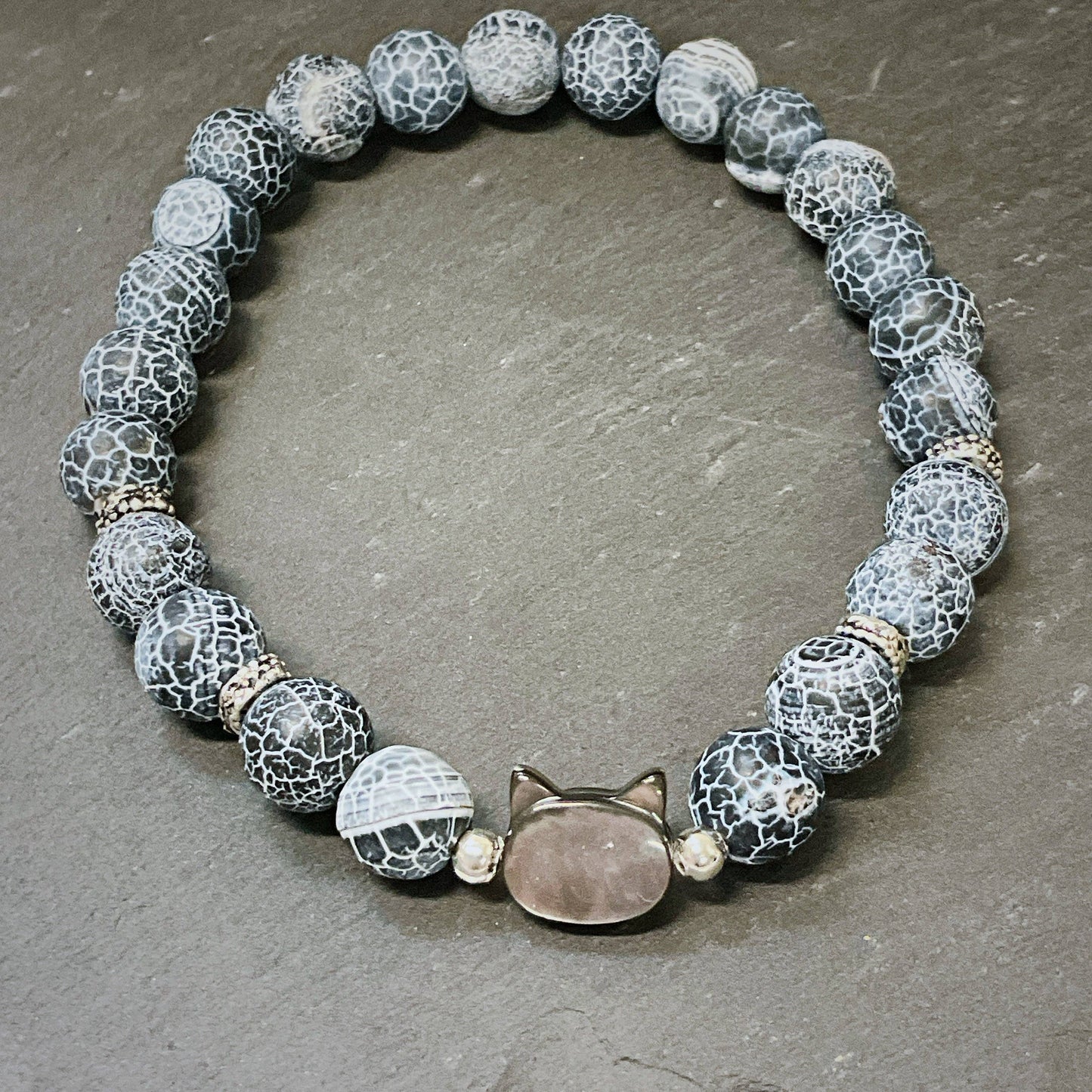 Kitty Cat Gemstone Bracelet