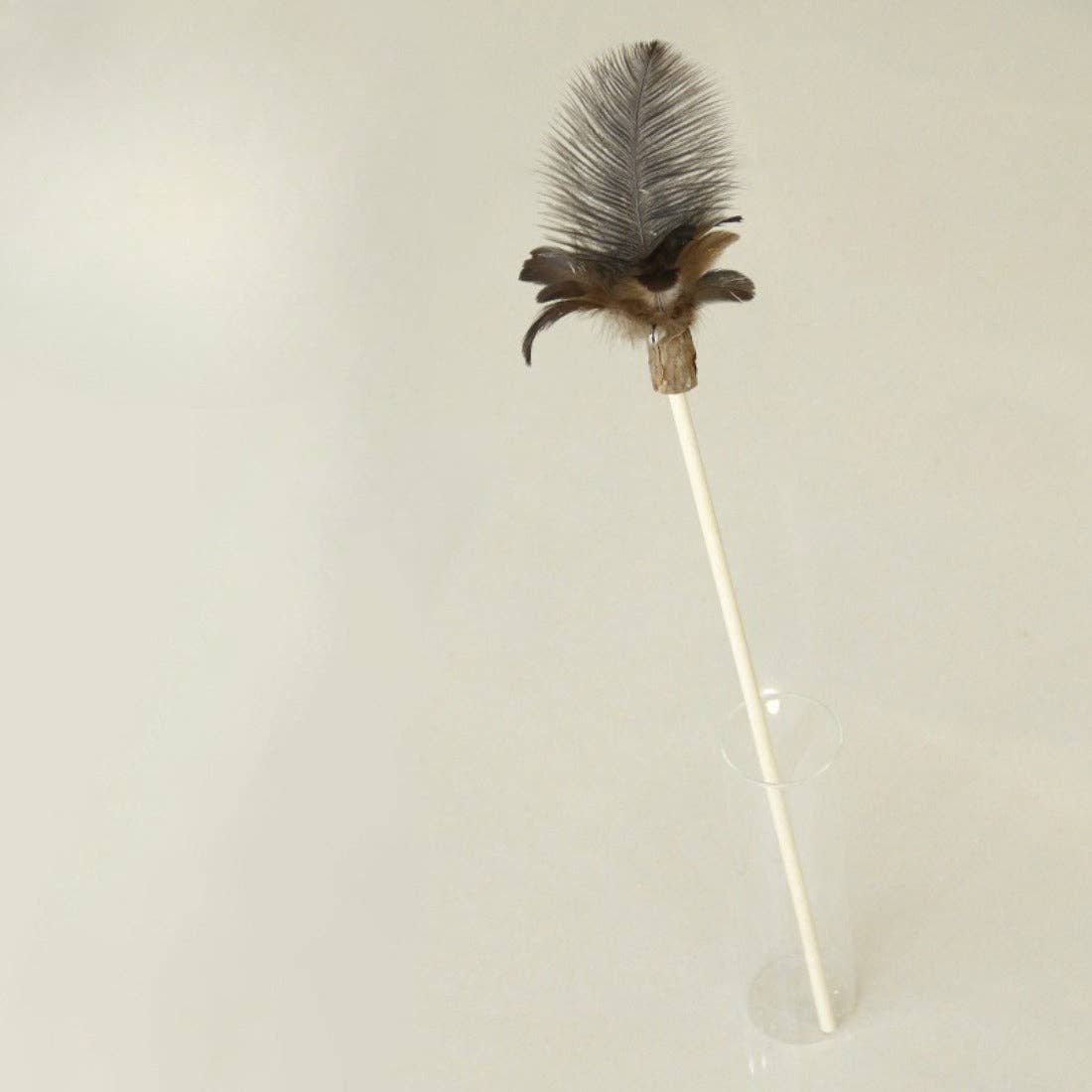 Moo - Interactive Feather Wand Cat Toy